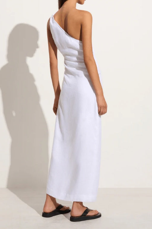 Nahna Maxi Dress White - Faithfull the Brand