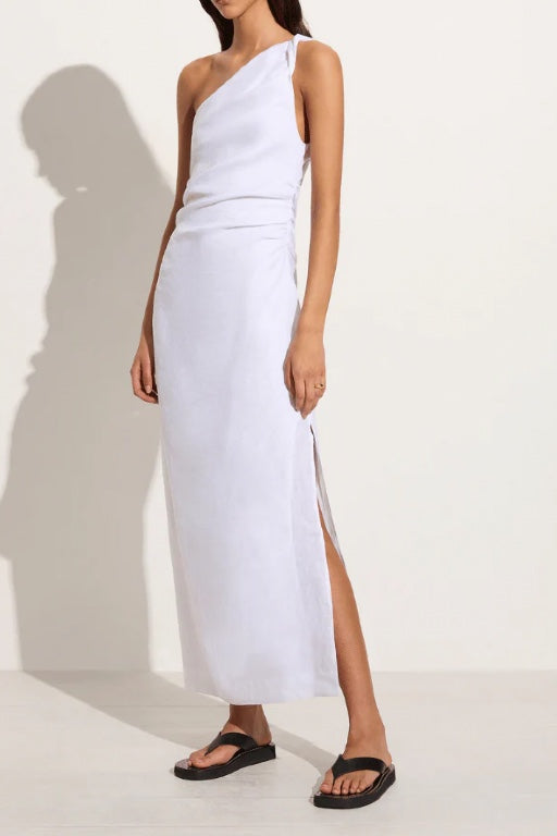 Nahna Maxi Dress White - Faithfull the Brand