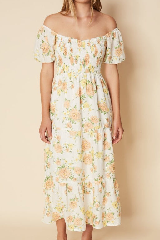 Philippa print utility outlet dress