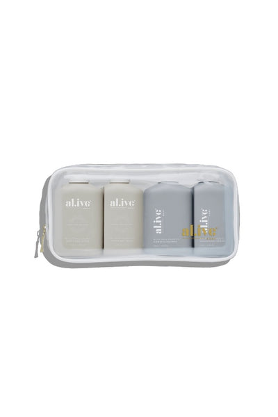 ALIVE BODY - HAIR & BODY TRAVEL PACK - PERTH STOCKIST - AUSTRALIAN STOCKIST - WA STOCKIST - AUSTRALIA STOCKIST - AUS STOCKIST - PERTH BOUTIQUE - WA BOUTIQUE - AUS BOUTIQUE - AUSTRALIA BOUTIQUE