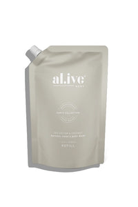 ALIVE BODY - WASH REFILL - PERTH STOCKIST - AUSTRALIAN STOCKIST - WA STOCKIST - AUSTRALIA STOCKIST - AUS STOCKIST - PERTH BOUTIQUE - WA BOUTIQUE - AUS BOUTIQUE - AUSTRALIA BOUTIQUE