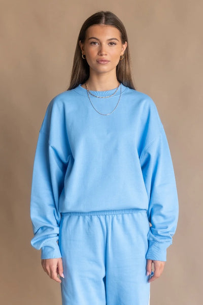 ARAMINTA JAMES - SAINT TROPEZ SWEATSHIRT - PERIWINKLE