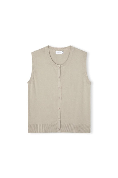 ARCAA MOVEMENT - FINLEY BUTTON UP VEST - TAUPE - PERTH STOCKIST - AUSTRALIAN STOCKIST - WA STOCKIST - AUSTRALIA STOCKIST - AUS STOCKIST - PERTH BOUTIQUE - WA BOUTIQUE - AUS BOUTIQUE - AUSTRALIA BOUTIQUE