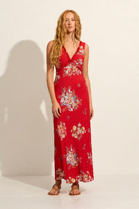 AUGUSTE - YOLANDA MAXI DRESS - RED - PERTH STOCKIST