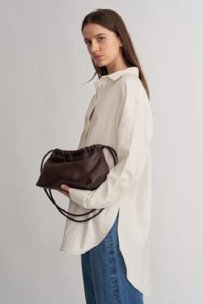 BRIE LEON - ALMA BAG - CHOCOLATE NAPPA - PERTH STOCKIST