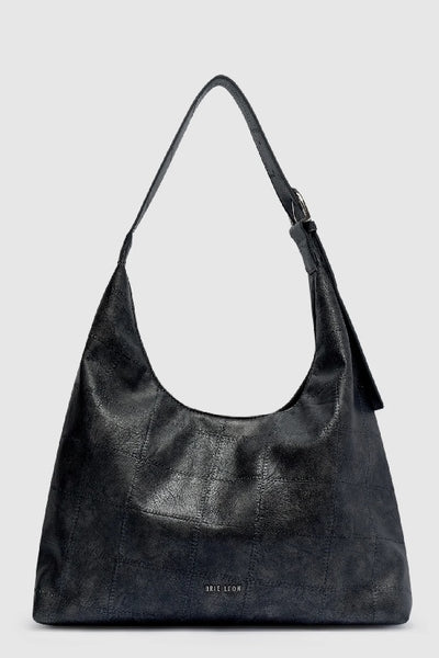 BRIE LEON - ANYA TOTE - CHARCOAL PATCHWORK - PERTH STOCKIST - AUSTRALIAN STOCKIST - WA STOCKIST - AUSTRALIA STOCKIST - AUS STOCKIST - PERTH BOUTIQUE - WA BOUTIQUE - AUS BOUTIQUE - AUSTRALIA BOUTIQUE 