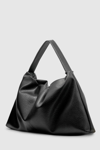 BRIE LEON - HARLOW SLOUCH MONO TOTE - BLACK NAPPA