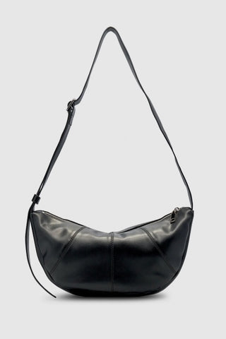 BRIE LEON - MISCHA CRESCENT BAG - BLACK