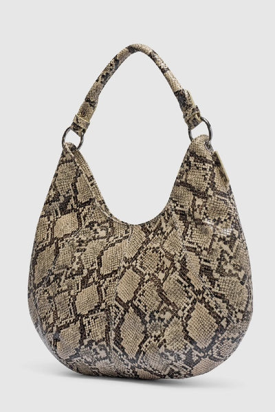 BRIE LEON - MISCHA SHOULDER BAG - BEIGE PYTHON - PERTH STOCKIST - AUSTRALIAN STOCKIST - WA STOCKIST - AUSTRALIA STOCKIST - AUS STOCKIST - PERTH BOUTIQUE - WA BOUTIQUE - AUS BOUTIQUE - AUSTRALIA BOUTIQUE 