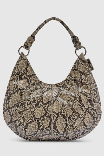 BRIE LEON - MISCHA SHOULDER BAG - BEIGE PYTHON - PERTH STOCKIST - AUSTRALIAN STOCKIST - WA STOCKIST - AUSTRALIA STOCKIST - AUS STOCKIST - PERTH BOUTIQUE - WA BOUTIQUE - AUS BOUTIQUE - AUSTRALIA BOUTIQUE 