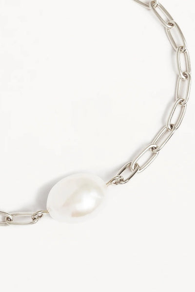 BY CHARLOTTE - BREATHE PEARL BRACELET - STERLING SILVER