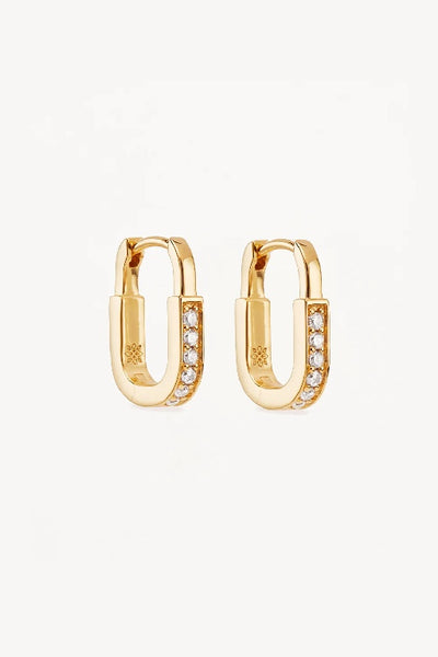 BY CHARLOTTE - CONNECTION HOOP EARRINGS - GOLD - PERTH STOCKIST - AUSTRALIAN STOCKIST - WA STOCKIST - AUSTRALIA STOCKIST - AUS STOCKIST - PERTH BOUTIQUE - WA BOUTIQUE - AUS BOUTIQUE - AUSTRALIA BOUTIQUE