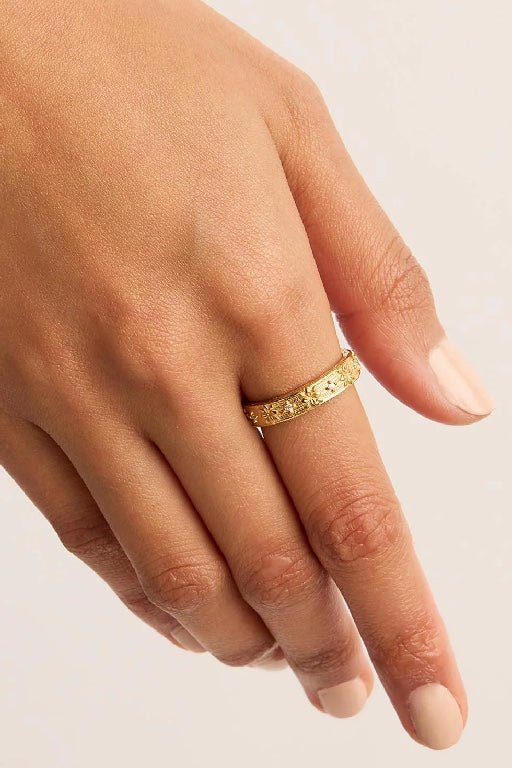 BY CHARLOTTE - LIVE IN GRACE RING - GOLD - PERTH STOCKIST - AUSTRALIAN STOCKIST - WA STOCKIST - AUSTRALIA STOCKIST - AUS STOCKIST - PERTH BOUTIQUE - WA BOUTIQUE - AUS BOUTIQUE - AUSTRALIA BOUTIQUE