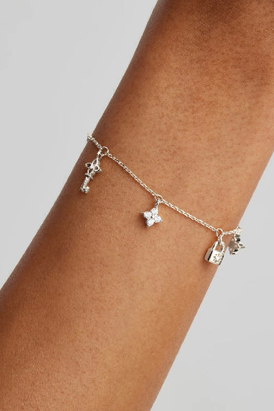 BY CHARLOTTE - LOVE UNLOCKED CHARM BRACELET - SILVER - PERTH STOCKIST - AUSTRALIAN STOCKIST - WA STOCKIST - AUSTRALIA STOCKIST - AUS STOCKIST - PERTH BOUTIQUE - WA BOUTIQUE - AUS BOUTIQUE - AUSTRALIA BOUTIQUE