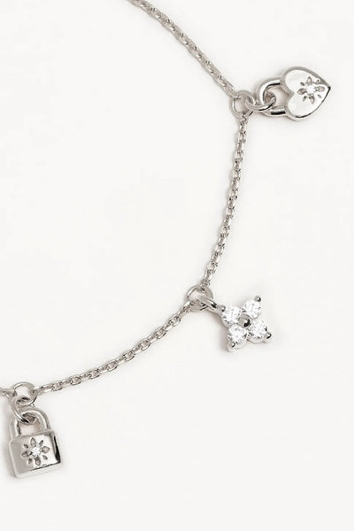 BY CHARLOTTE - LOVE UNLOCKED CHARM BRACELET - SILVER - PERTH STOCKIST - AUSTRALIAN STOCKIST - WA STOCKIST - AUSTRALIA STOCKIST - AUS STOCKIST - PERTH BOUTIQUE - WA BOUTIQUE - AUS BOUTIQUE - AUSTRALIA BOUTIQUE