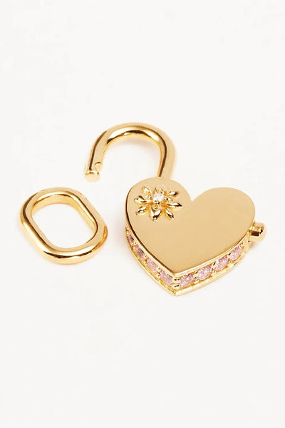 BY CHARLOTTE - LOVE UNLOCKED PADLOCK PENDANT - GOLD - PERTH STOCKIST - AUSTRALIAN STOCKIST - WA STOCKIST - AUSTRALIA STOCKIST - AUS STOCKIST - PERTH BOUTIQUE - WA BOUTIQUE - AUS BOUTIQUE - AUSTRALIA BOUTIQUE