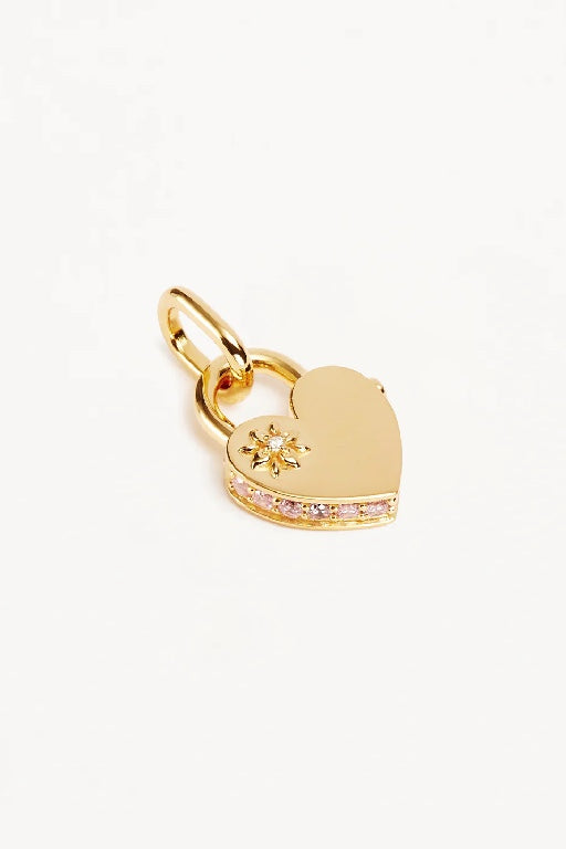 BY CHARLOTTE - LOVE UNLOCKED PADLOCK PENDANT - GOLD - PERTH STOCKIST - AUSTRALIAN STOCKIST - WA STOCKIST - AUSTRALIA STOCKIST - AUS STOCKIST - PERTH BOUTIQUE - WA BOUTIQUE - AUS BOUTIQUE - AUSTRALIA BOUTIQUE