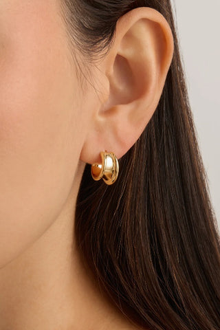 BY CHARLOTTE - MUSE SMALL HOOPS - GOLD