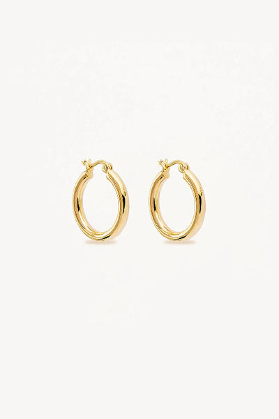 BY CHARLOTTE - SUNRISE LARGE HOOPS - GOLD - PERTH STOCKIST