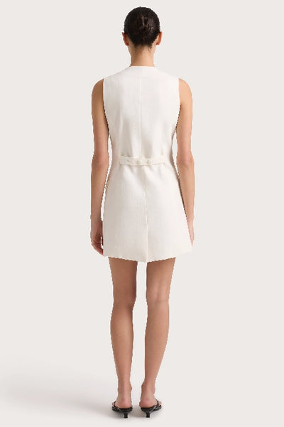 FAITHFULL THE BRAND - JANE MINI DRESS - WHITE