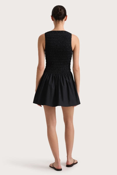 FAITHFULL THE BRAND - NOA MINI DRESS - BLACK