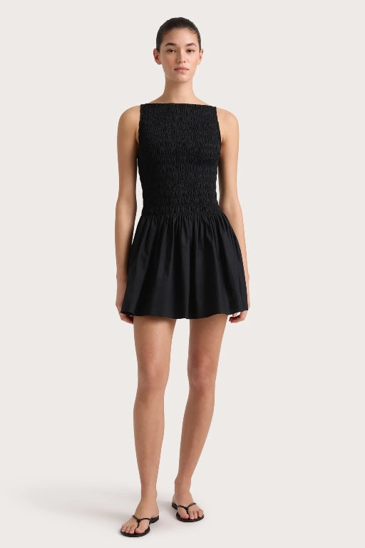 FAITHFULL THE BRAND - NOA MINI DRESS - BLACK