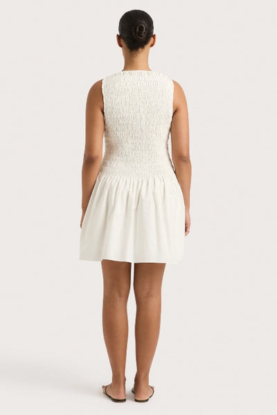 FAITHFULL THE BRAND - NOA MINI DRESS - WHITE - PERTH STOCKIST