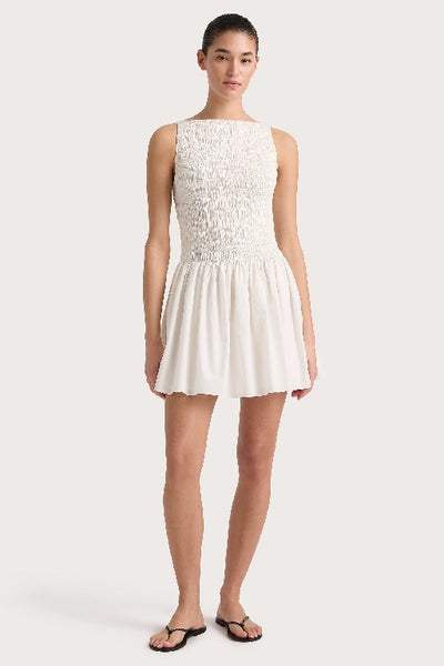 FAITHFULL THE BRAND - NOA MINI DRESS - WHITE - PERTH STOCKIST