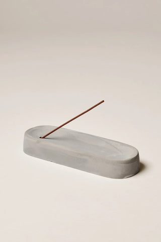 GENTLE HABITS - THIS IS INCENSE - CERAMIC INCENSE HOLDER - CEMENT