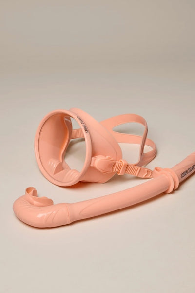 GENTLE HABITS - THIS IS SWIM - DIVE MASK AND SNORKEL SET - PEACH