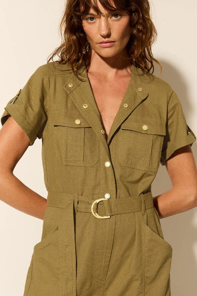 KIVARI - EBONY JUMPSUIT - KHAKI