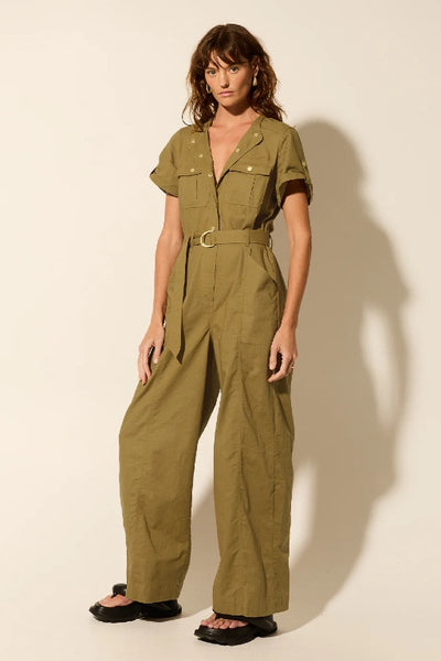 KIVARI - EBONY JUMPSUIT - KHAKI