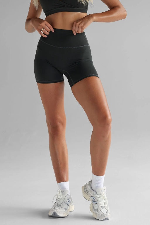 LEELO - SCULPT BIKE SHORTS - DEEP FORREST