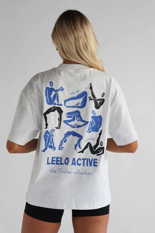 LEELO - THE PILATES COLLECTION BOYFRIEND TEE - OATMEAL