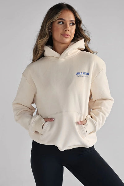 LEELO - THE PILATES COLLECTION  HOODIE - FRENCH VANILLA