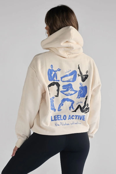 LEELO - THE PILATES COLLECTION  HOODIE - FRENCH VANILLA