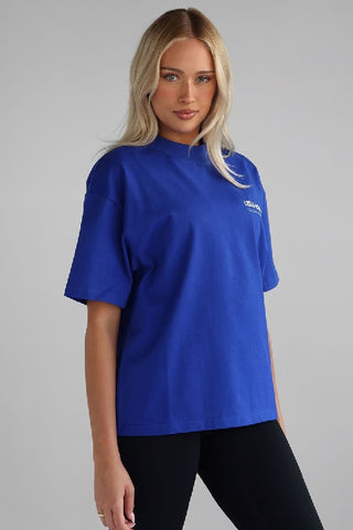 LEELO ACTIVE- THE PILATES COLLECTION BOYFRIEND TEE - COBALT BLUE  - PERTH STOCKIST - AUSTRALIAN STOCKIST - WA STOCKIST - AUSTRALIA STOCKIST - AUS STOCKIST - PERTH BOUTIQUE - WA BOUTIQUE - AUS BOUTIQUE - AUSTRALIA BOUTIQUE 