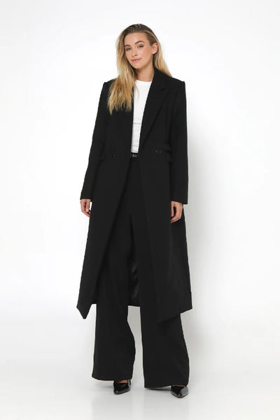 MADISON - ALEXANDRA COAT - BLACK