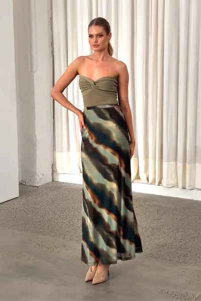 MADISON - BEVERLY MAXI SKIRT - DAWN