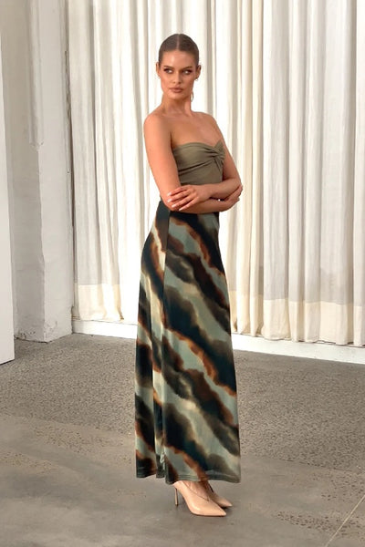 MADISON - BEVERLY MAXI SKIRT - DAWN