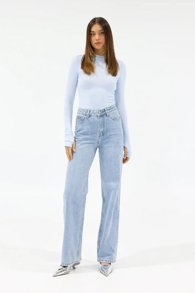 MADISON - CASSIDY TOP - POWDER BLUE