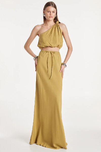 MADISON THE LABEL - ALBI MAXI SKIRT - KHAKI - PERTH STOCKIST - AUSTRALIAN STOCKIST - WA STOCKIST - AUSTRALIA STOCKIST - AUS STOCKIST - PERTH BOUTIQUE - WA BOUTIQUE - AUS BOUTIQUE - AUSTRALIA BOUTIQUE 