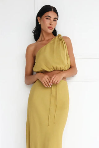 MADISON THE LABEL - MELVA TOP - KHAKI - PERTH STOCKIST - AUSTRALIAN STOCKIST - WA STOCKIST - AUSTRALIA STOCKIST - AUS STOCKIST - PERTH BOUTIQUE - WA BOUTIQUE - AUS BOUTIQUE - AUSTRALIA BOUTIQUE 