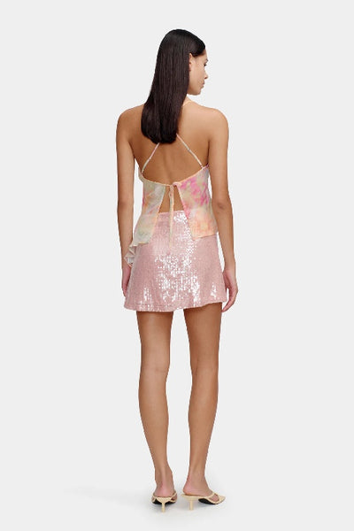 OWNLEY - BOWIE MINI SKIRT - PINK - PERTH STOCKIST