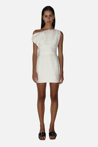 OWNLEY - CLAIRE MINI DRESS - IVORY - PERTH STOCKIST