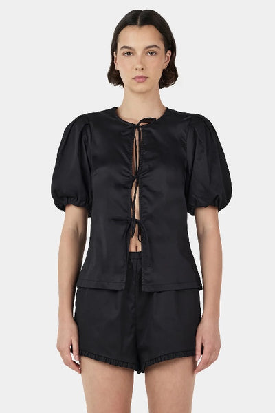 OWNLEY - MARIELLE BLOUSE - BLACK - PERTH STOCKIST - AUSTRALIAN STOCKIST - WA STOCKIST - AUSTRALIA STOCKIST - AUS STOCKIST - PERTH BOUTIQUE - WA BOUTIQUE - AUS BOUTIQUE - AUSTRALIA BOUTIQUE 
