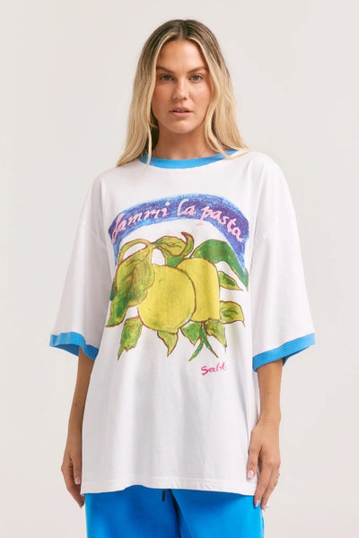 SABBI - THE VERY OVERSIZED FEED ME PASTA TEE