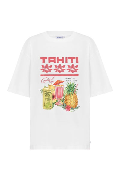 SEA STREET - TAHITI TEE - WHITE - PERTH STOCKIST