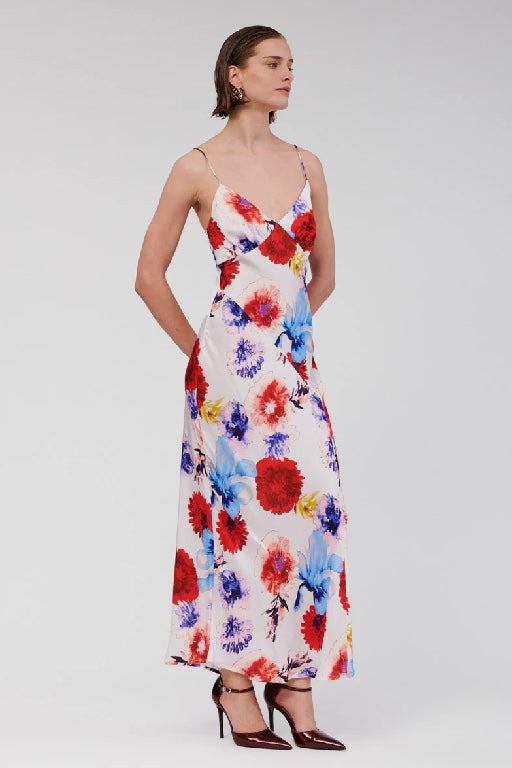 SUBOO - AMIE SLIP MAXI DRESS - FLORAL