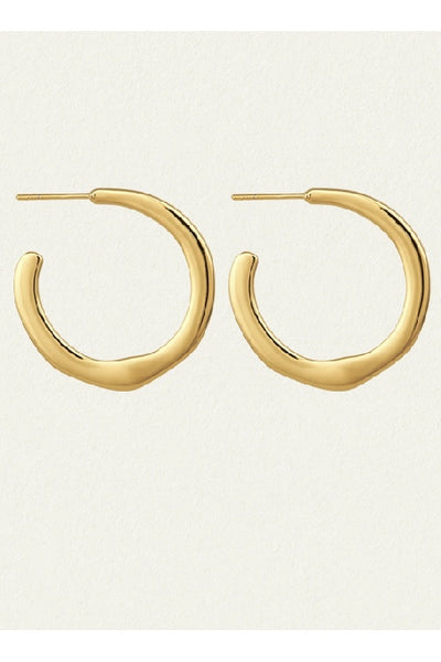 TEMPLE OF THE SUN - CIRCLE HOOPS MEDIUM - GOLD